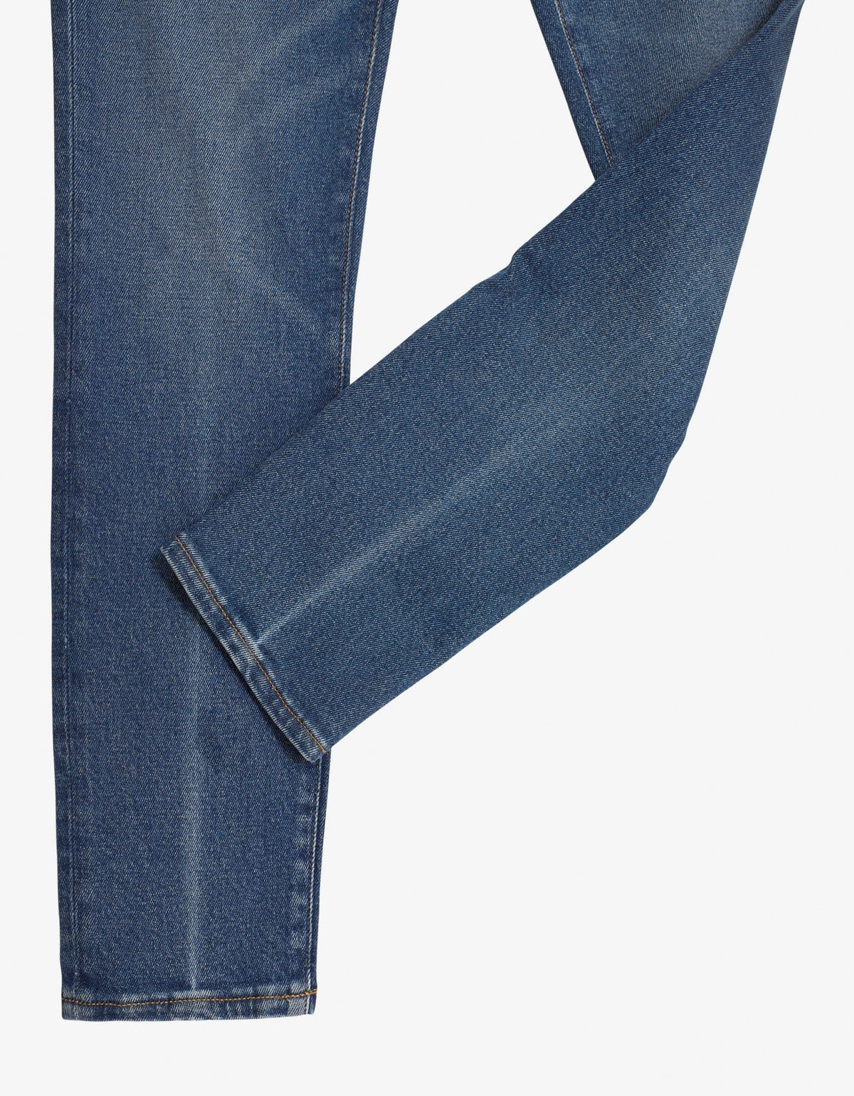 Off-White Blue Printed Skinny Jeans