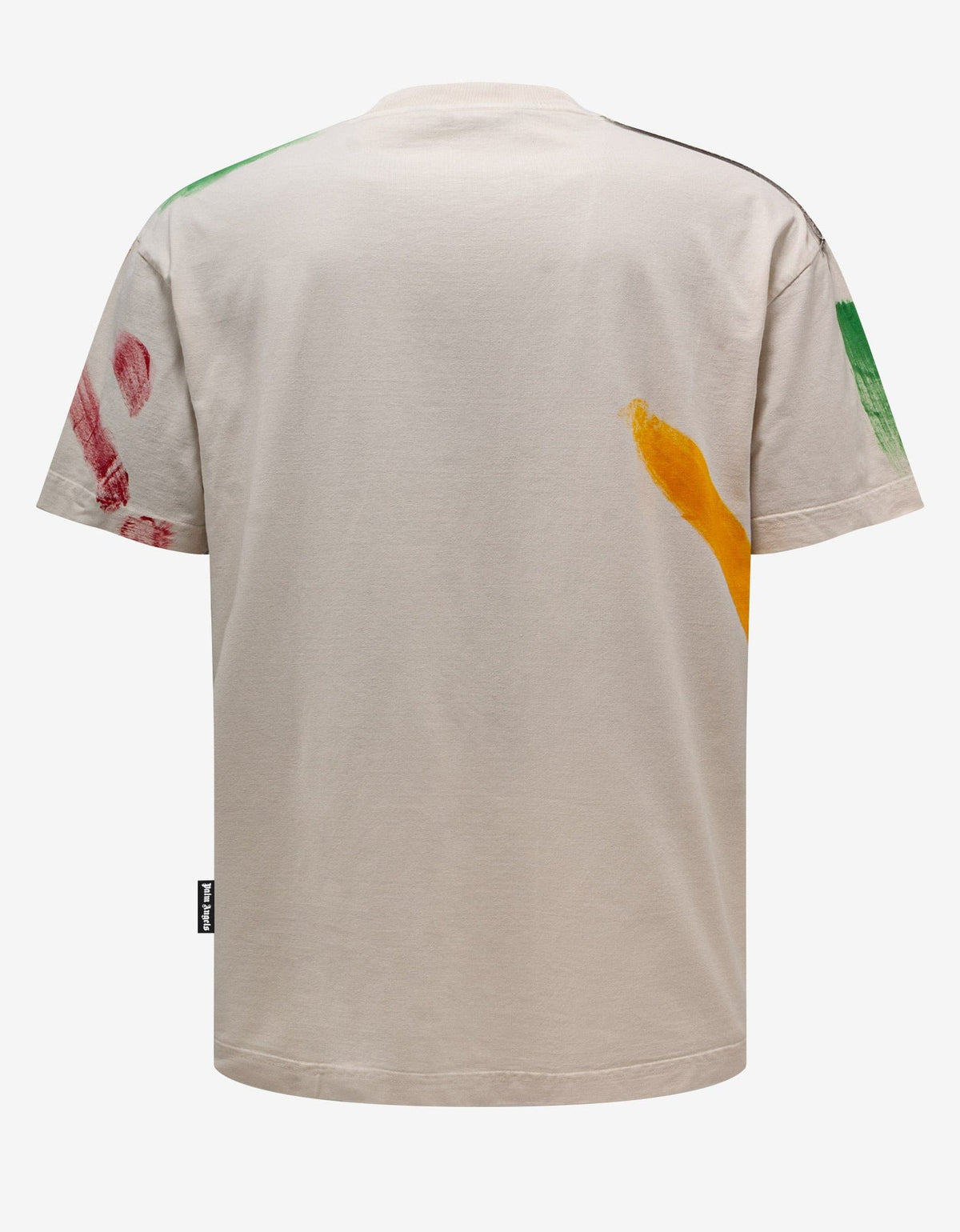 Off White Brush Strokes Print T-Shirt