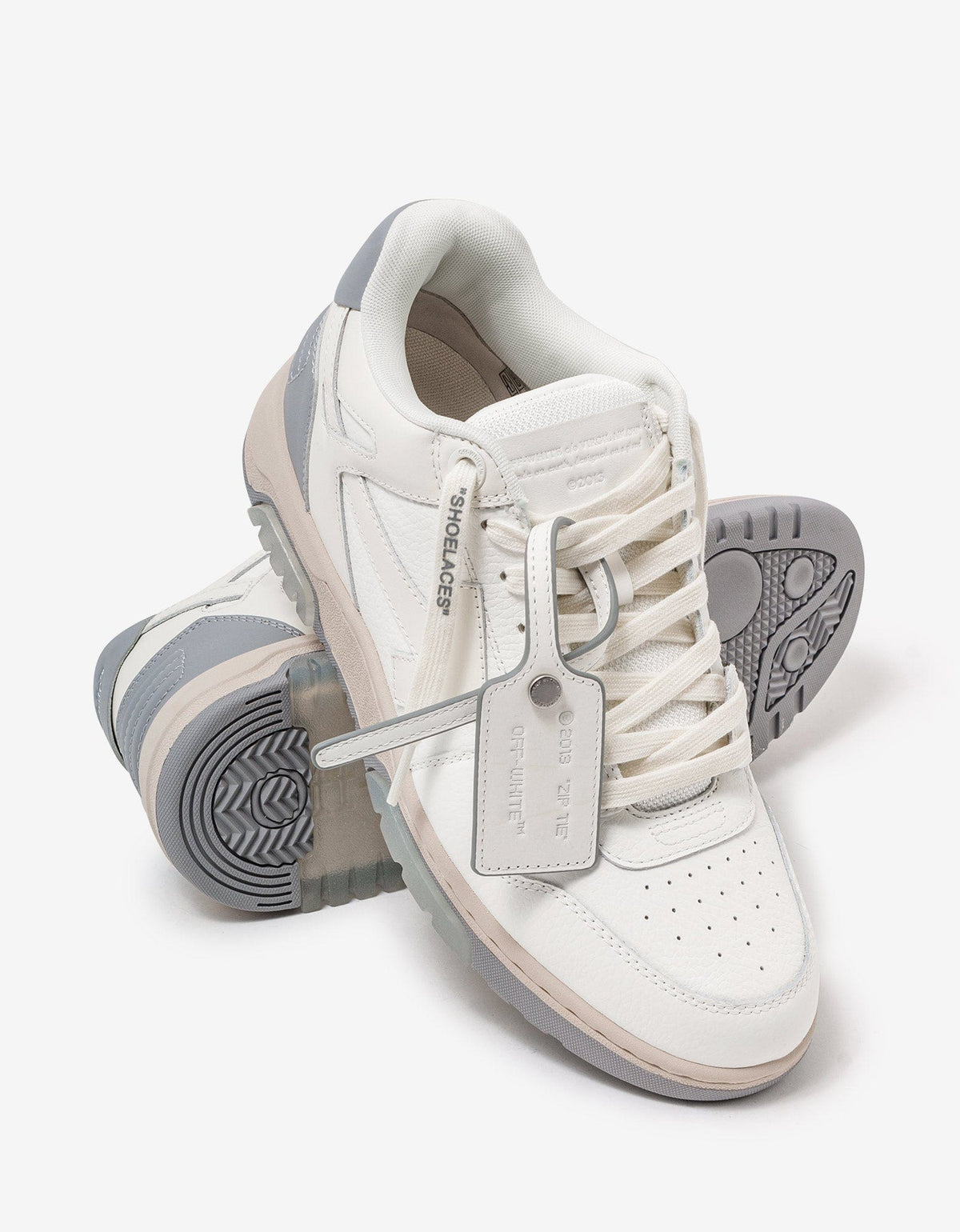 Off-White c/o Virgil Abloh Out Of Office White & Grey Trainers