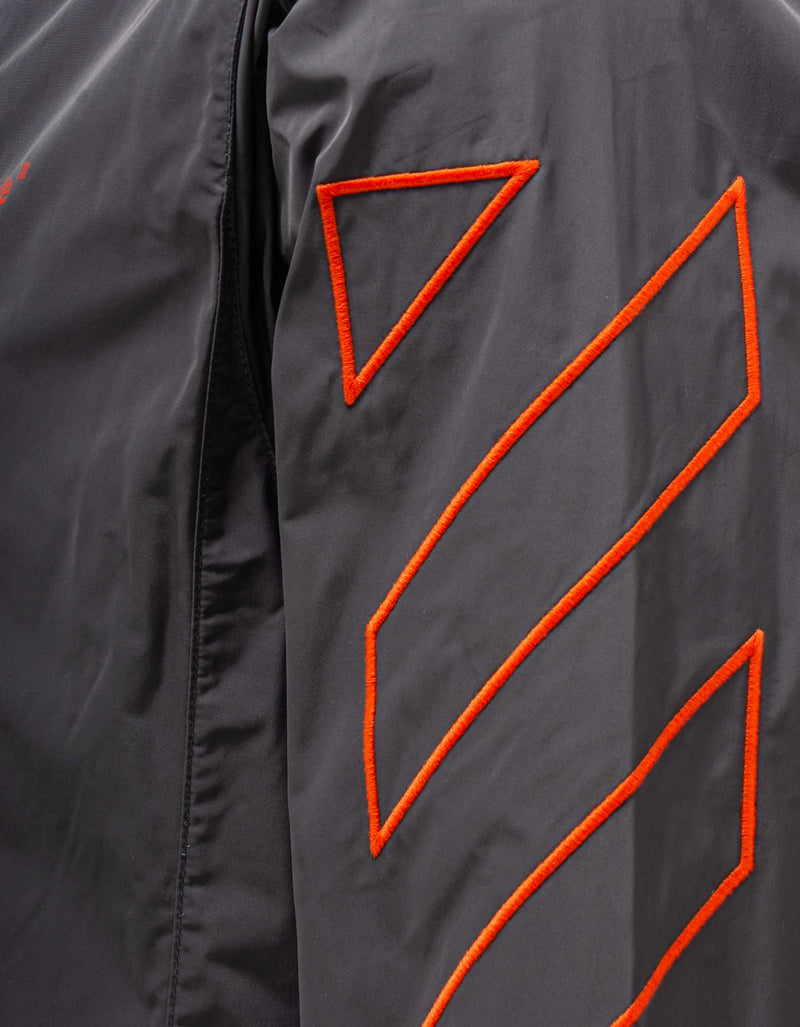 Off-White Grey Diag Outline Track Jacket