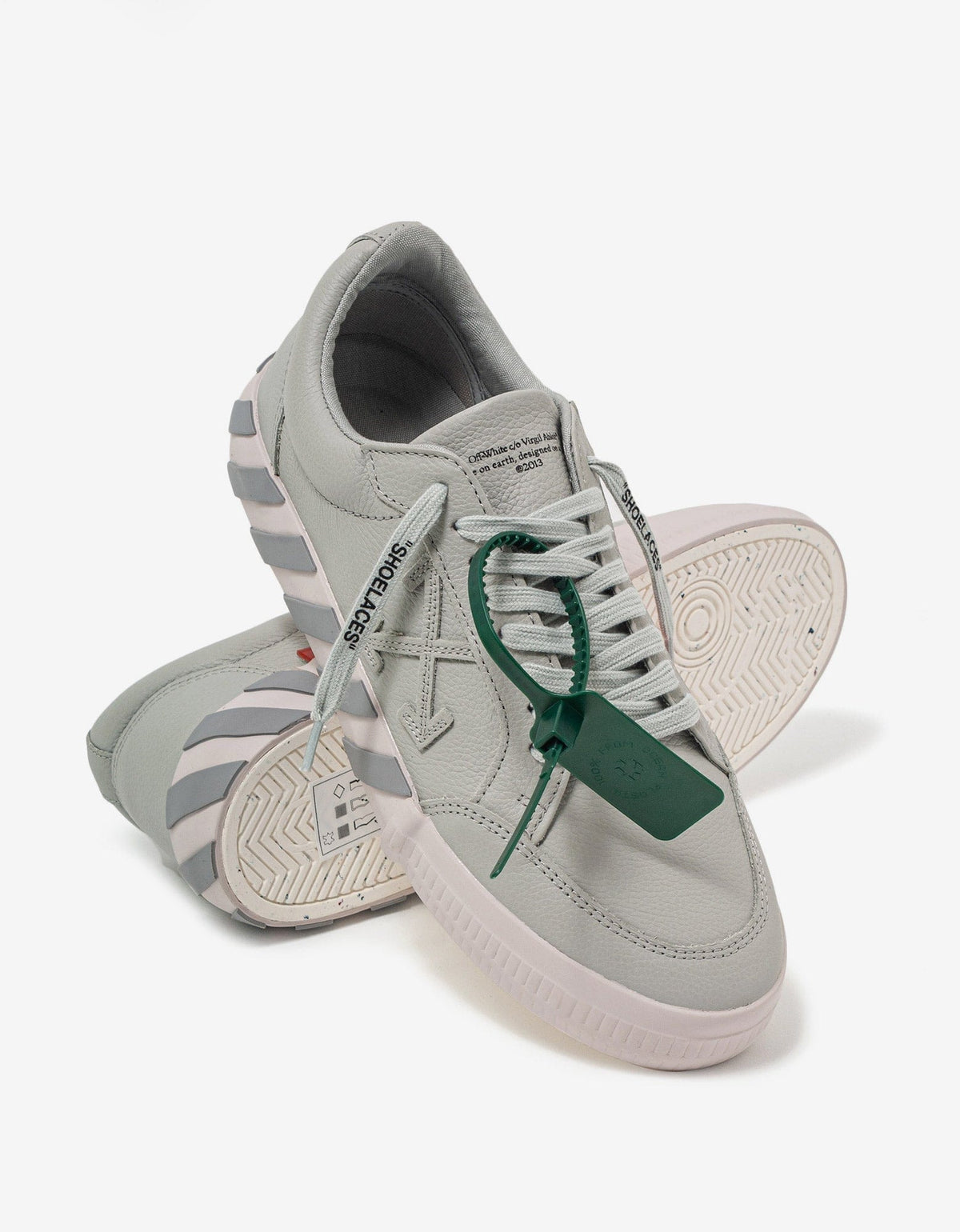 Off-White Grey Low Vulcanized Trainers