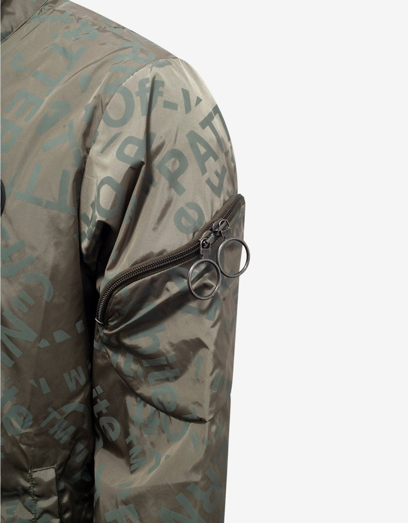 Off-White Military Green Thermo Pocket Jacket