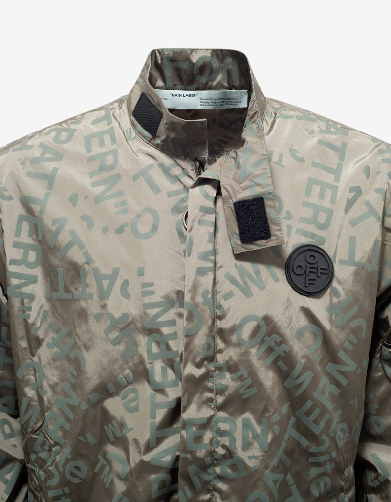 Off-White Military Green Thermo Pocket Jacket