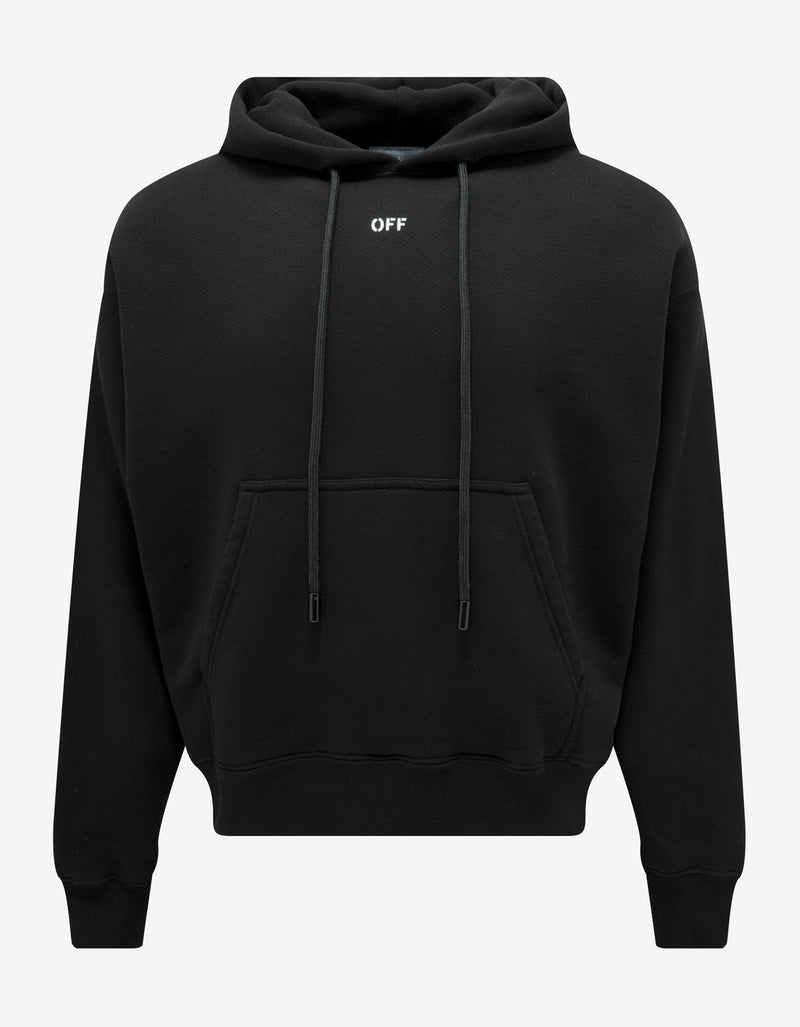 Off-White Off-White Black Double Moon Arrow Skate Hoodie