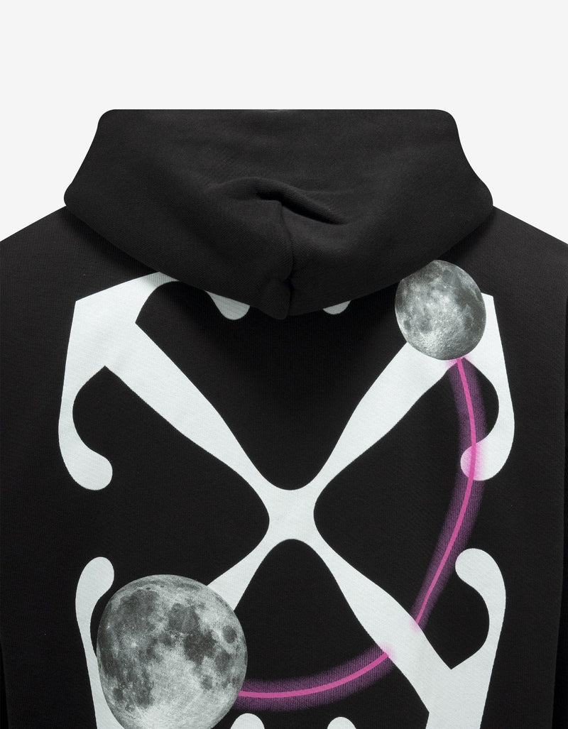 Off-White Off-White Black Double Moon Arrow Skate Hoodie