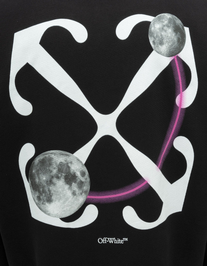 Off-White Off-White Black Double Moon Arrow Skate Hoodie