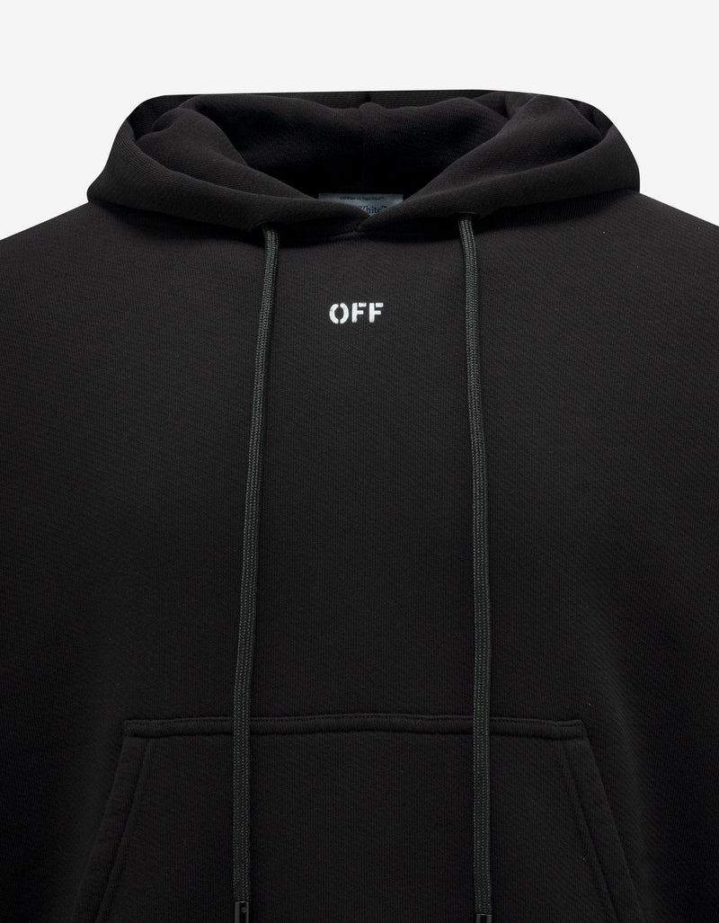Off-White Off-White Black Double Moon Arrow Skate Hoodie