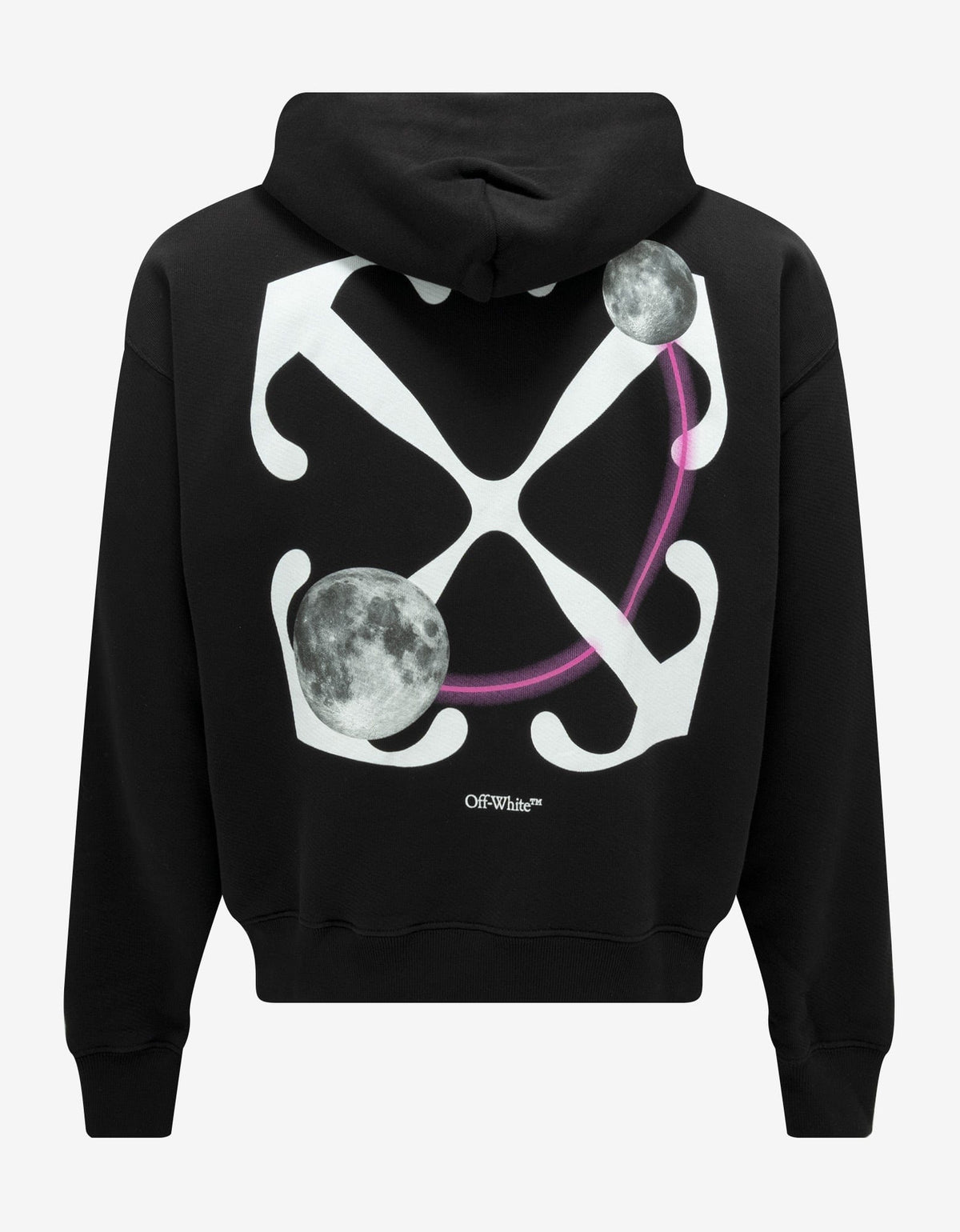 Off-White Off-White Black Double Moon Arrow Skate Hoodie
