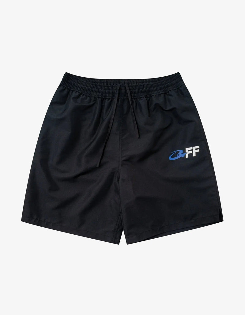 Off-White Off-White Black Exact Opp Surfer Swim Shorts