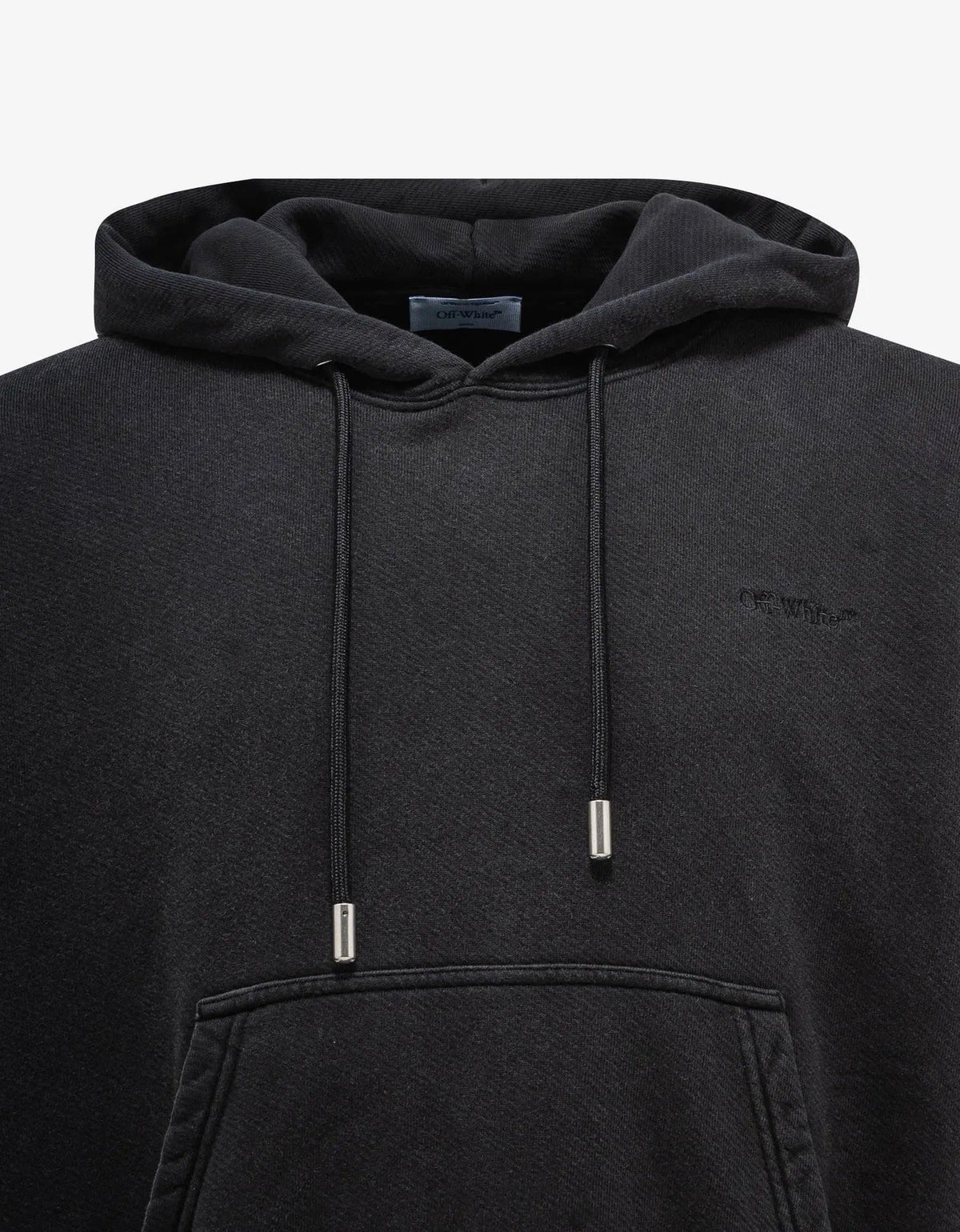 Off-White Off-White Black Eyelet Diags Hoodie