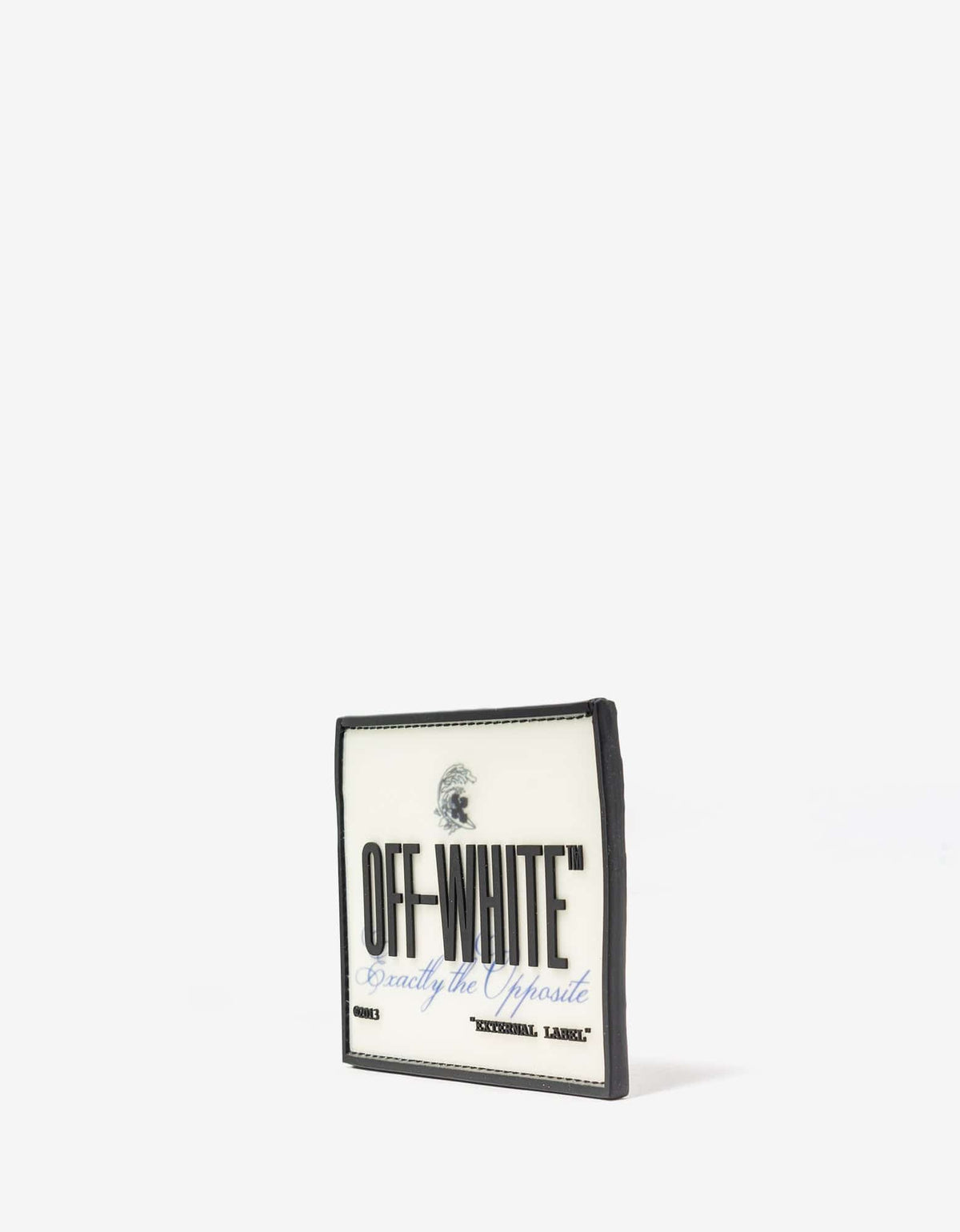 Off-White Off-White Black Logo Patch Card Holder