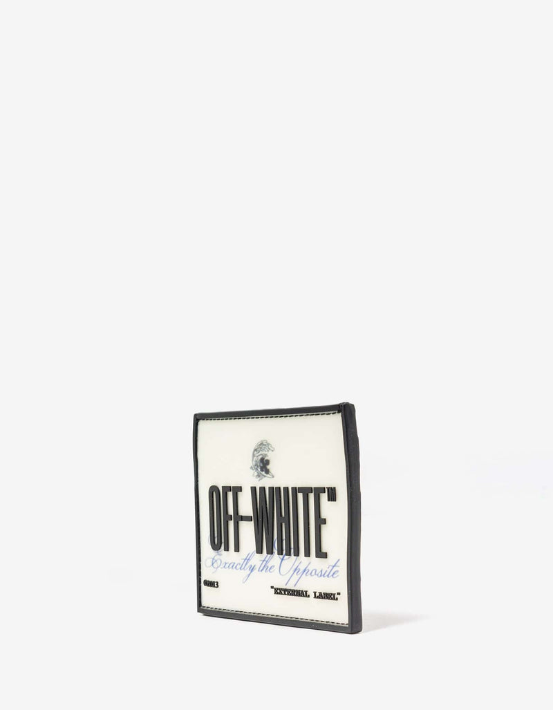 Off-White Off-White Black Logo Patch Card Holder