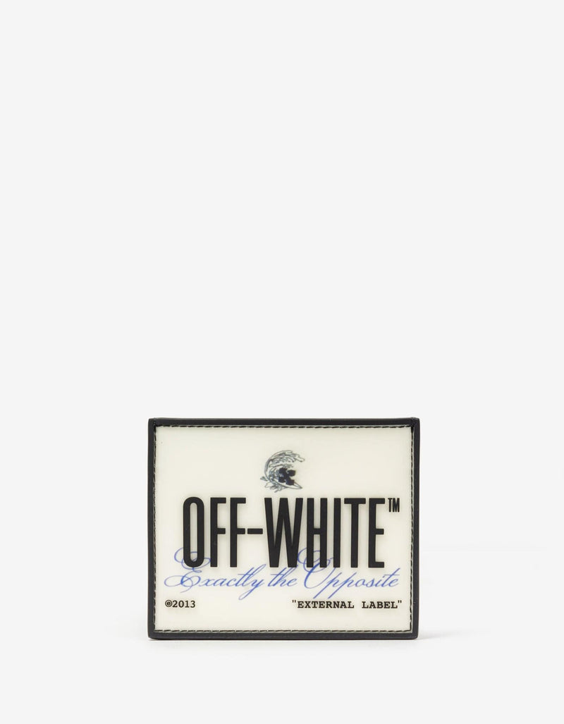 Off-White Off-White Black Logo Patch Card Holder