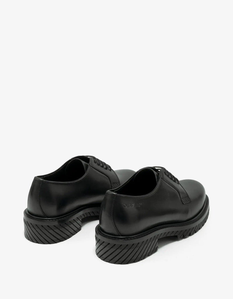 Off-White Off-White Black Military Derby Shoes