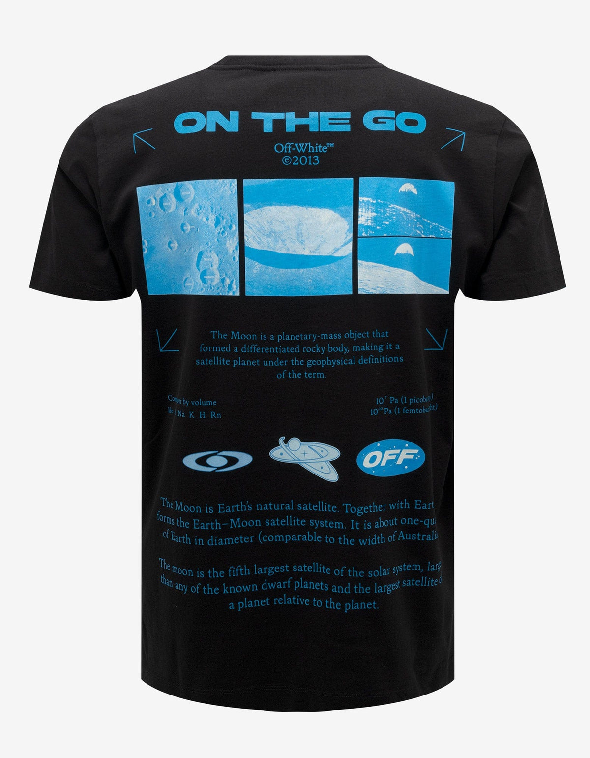 Off-White Off-White Black On The Go Moon Slim T-Shirt