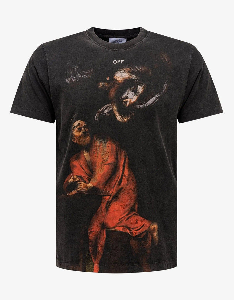 Off-White Off-White Black St. Matthew Slim T-Shirt