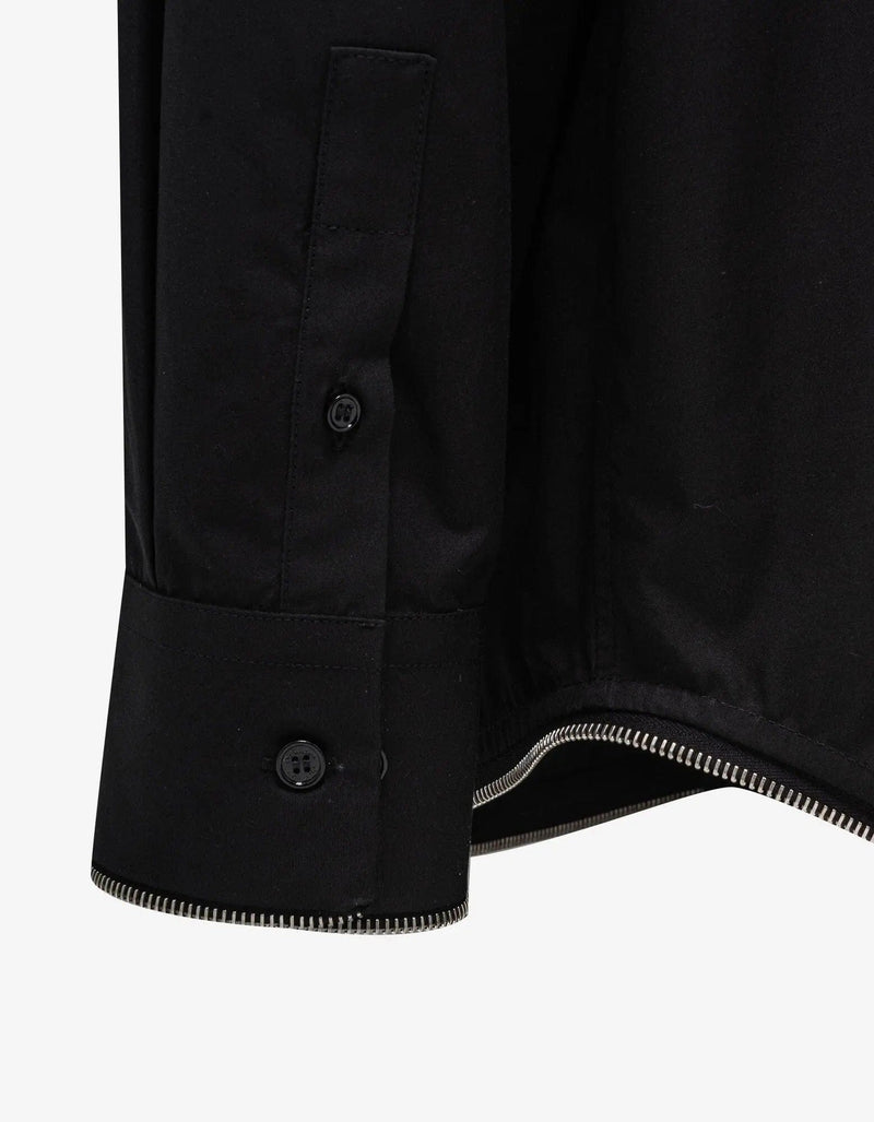 Off-White Off-White Black Zip Military Overshirt