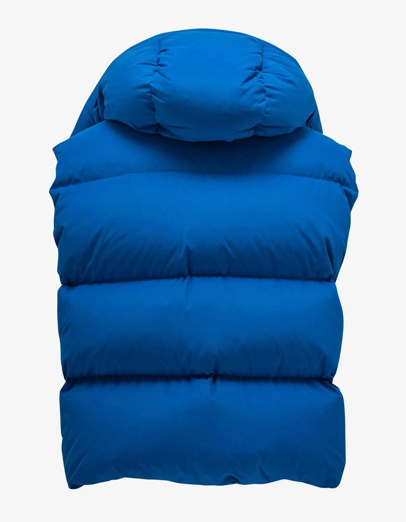 Off-White Off-White Blue Bounce Hooded Down Gilet
