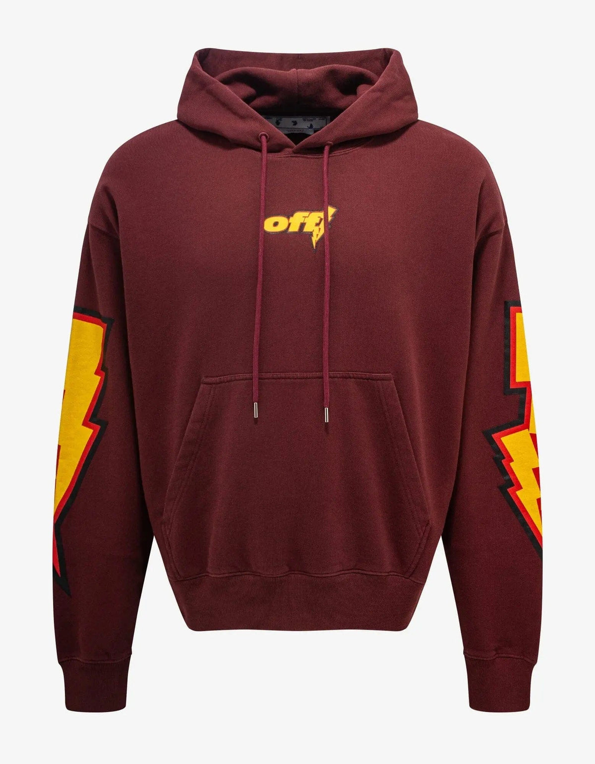 Maroon off white hoodie shop