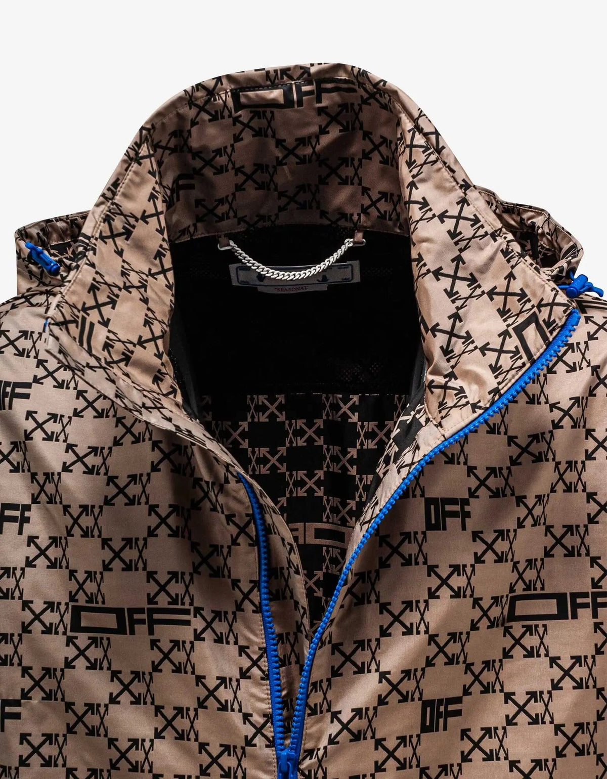 Off-White Off-White Camel Monogram Windbreaker Jacket