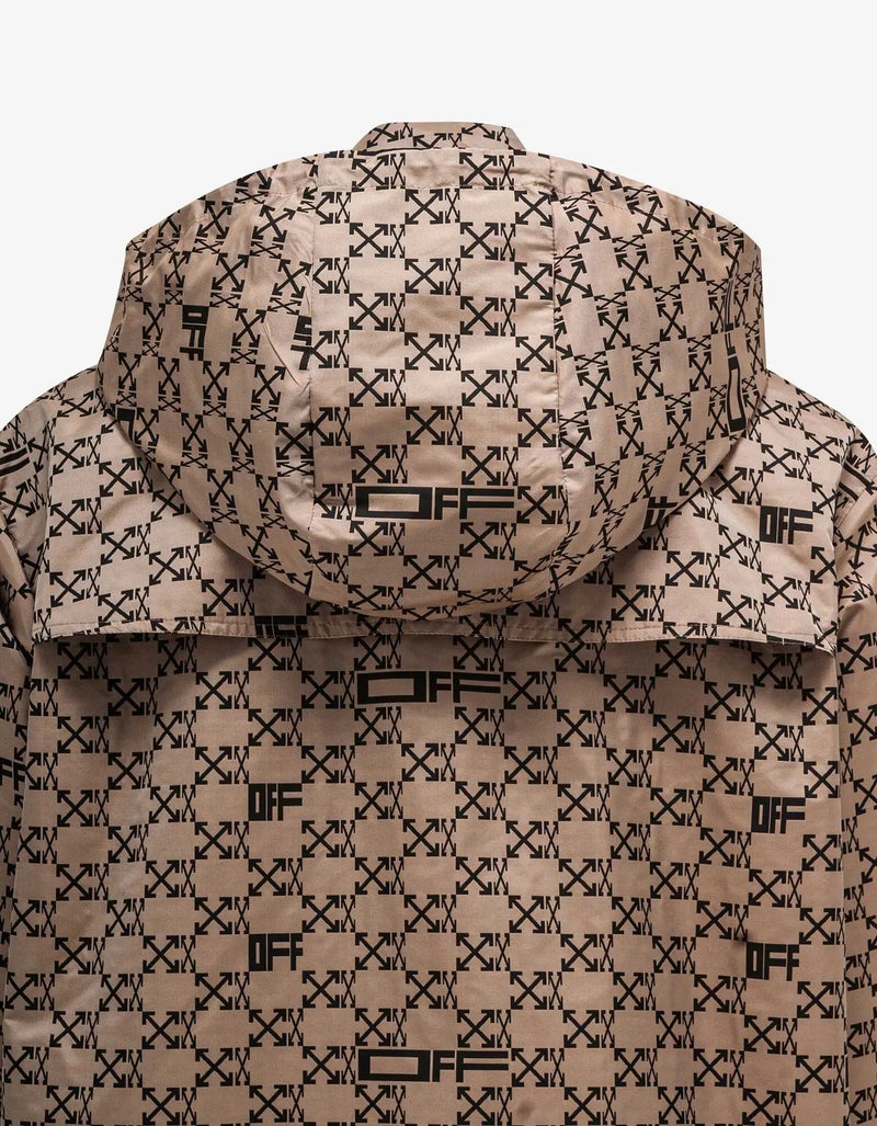 Off-White Off-White Camel Monogram Windbreaker Jacket