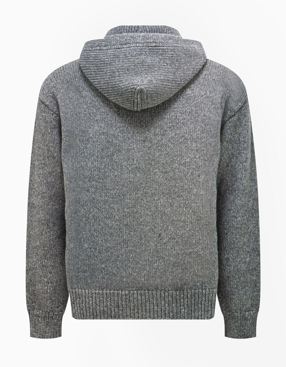 Off-White Off-White Grey Arrow Moon Chunky Knit Hoodie