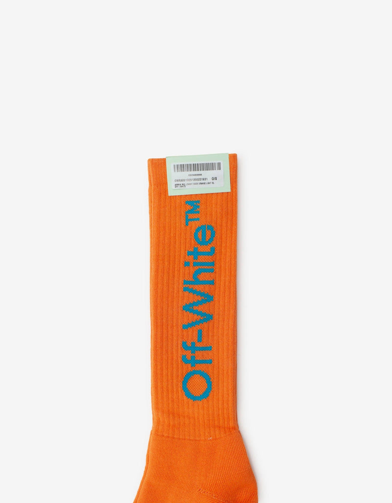 Off-White Orange Arrows Mid Length Socks