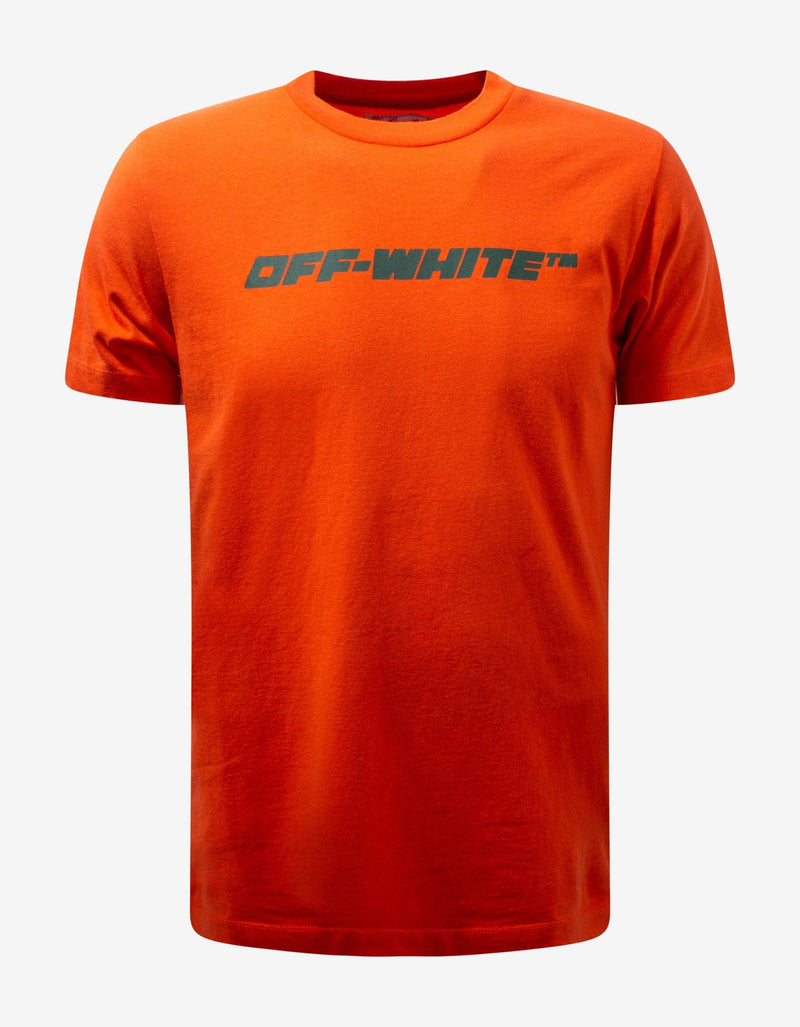 Off-White Orange Trellis Worker T-Shirt