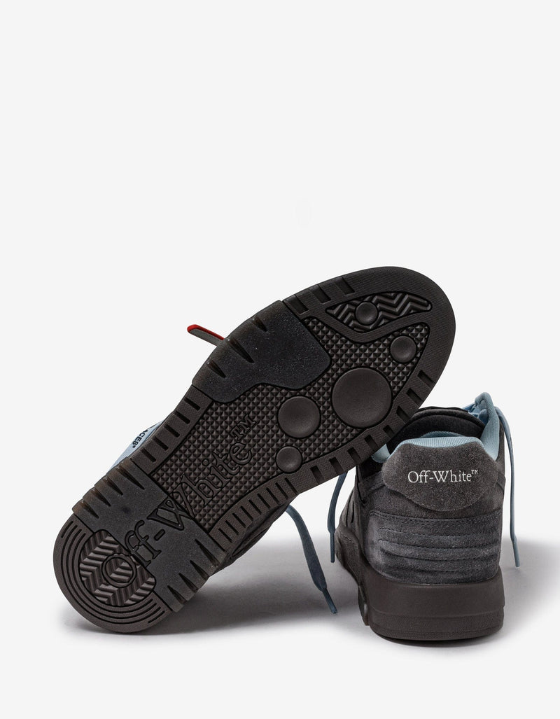 Off-White Out Of Office Grey Suede Trainers