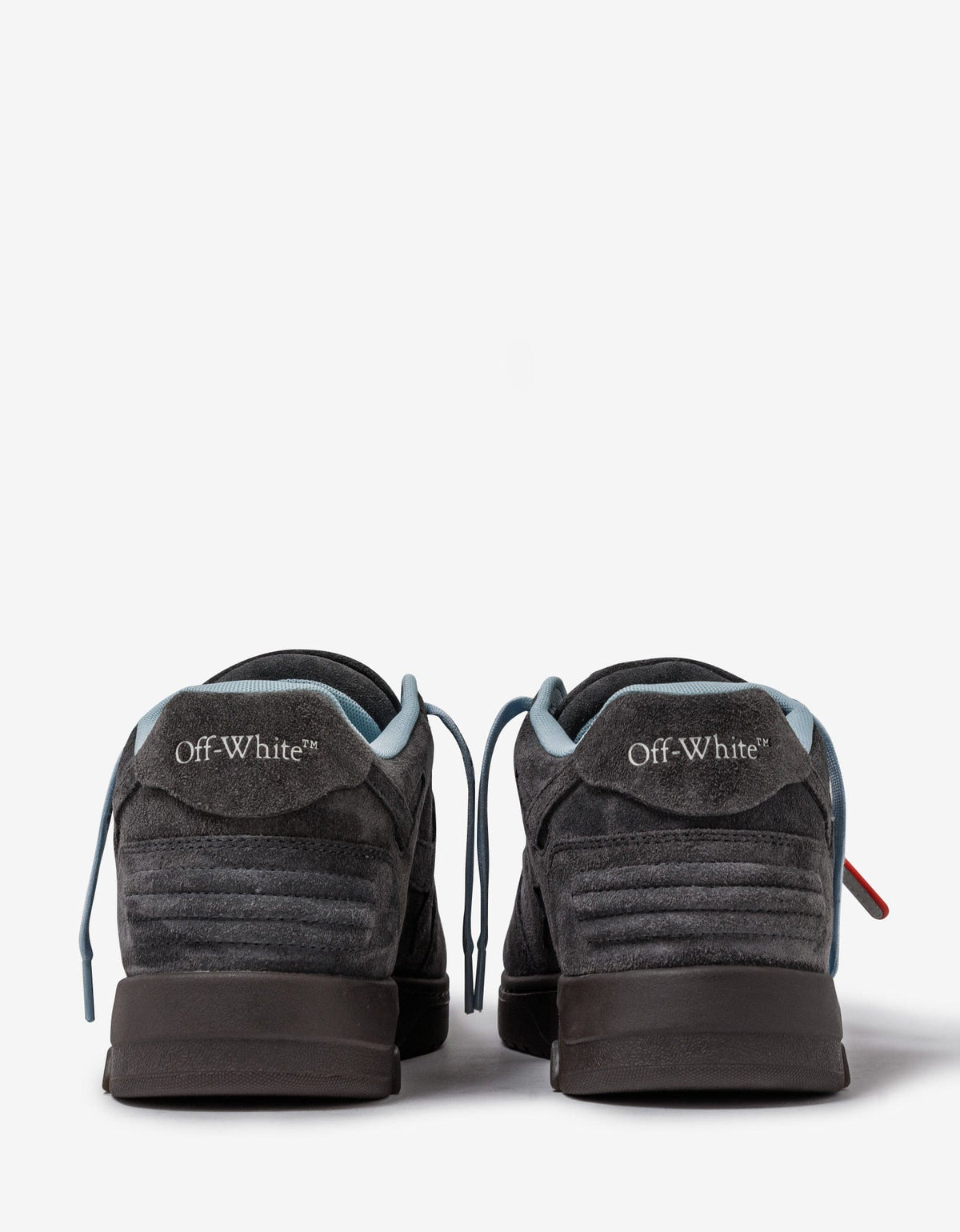 Off-White Out Of Office Grey Suede Trainers