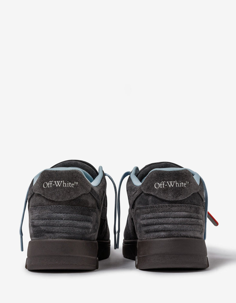 Off-White Out Of Office Grey Suede Trainers