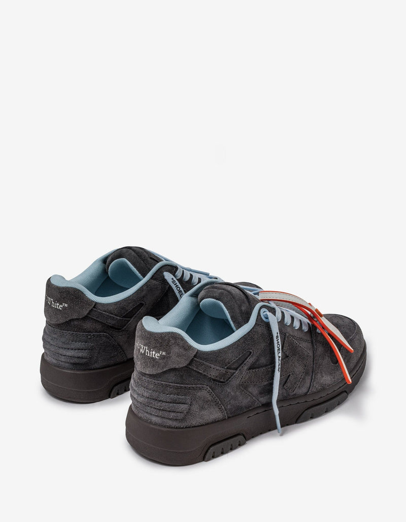 Off-White Out Of Office Grey Suede Trainers