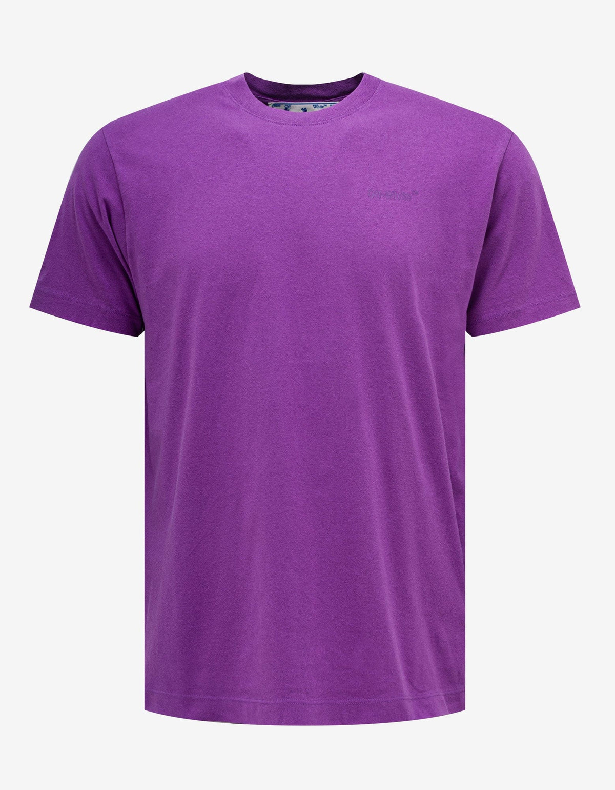 Off-White Purple Diag Tab Slim T-Shirt