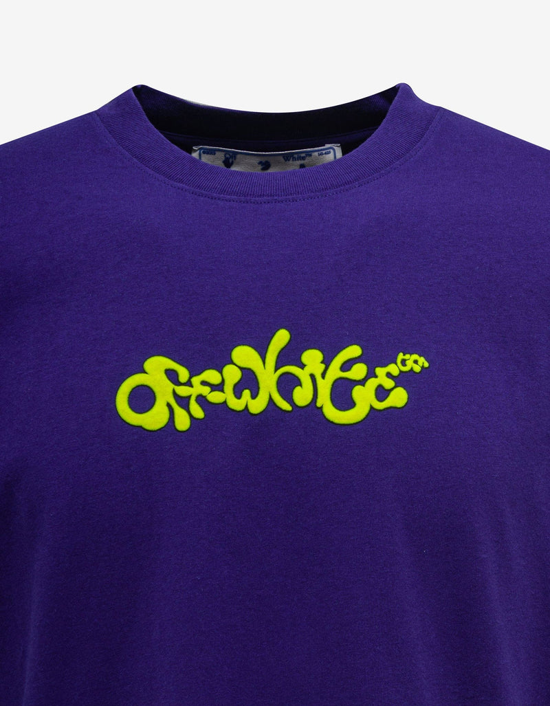 Off-White Purple Opposite Arrow Slim T-Shirt