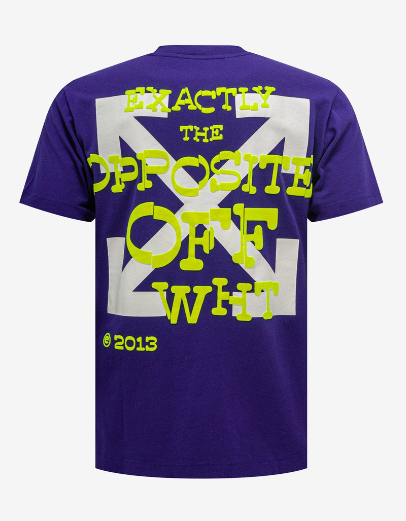 Off-White Purple Opposite Arrow Slim T-Shirt