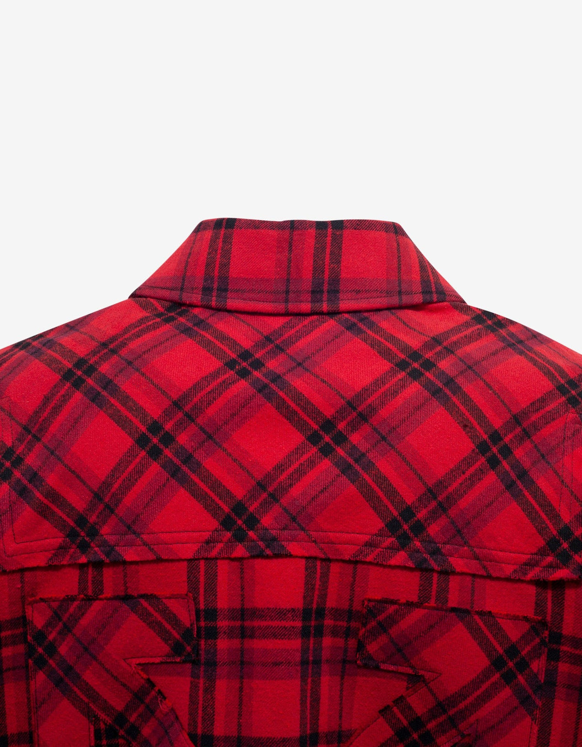 Off-White Red & Black Flannel Check Shirt