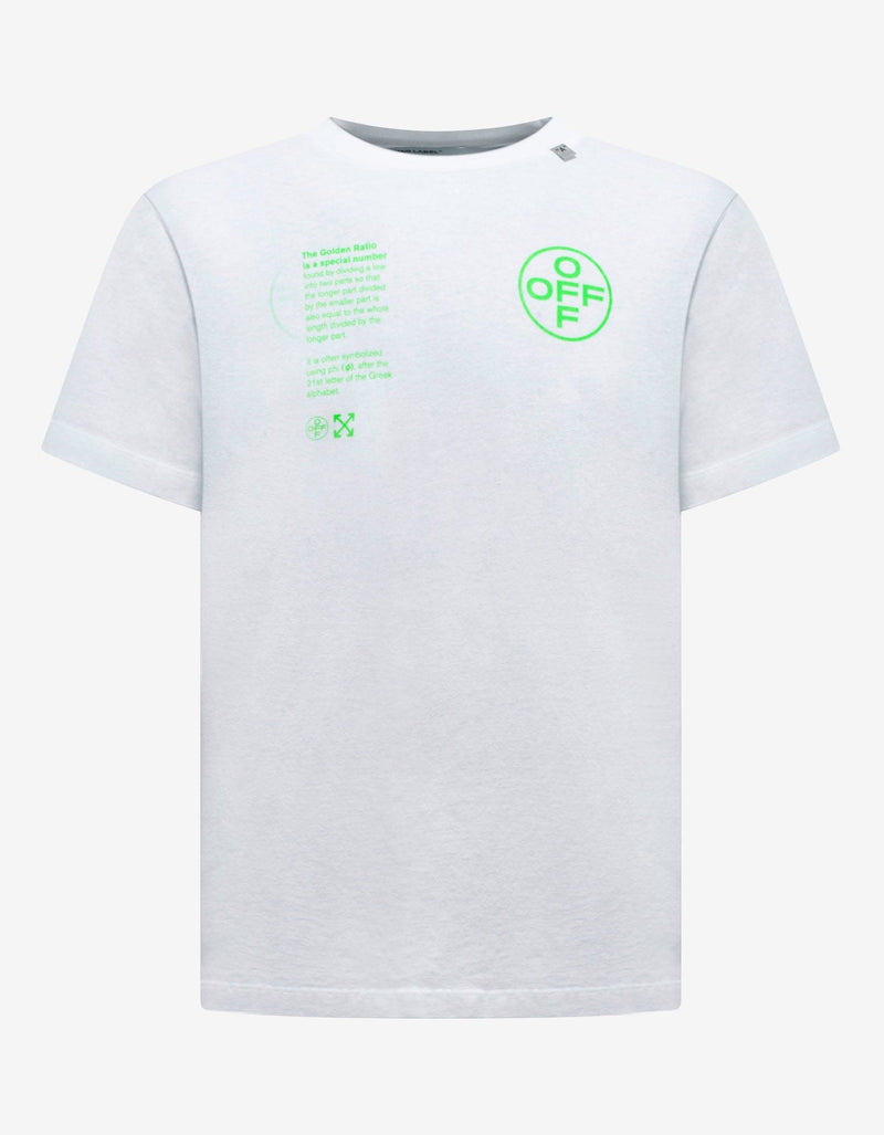 Off-White White Arch Shapes Print Oversized T-Shirt