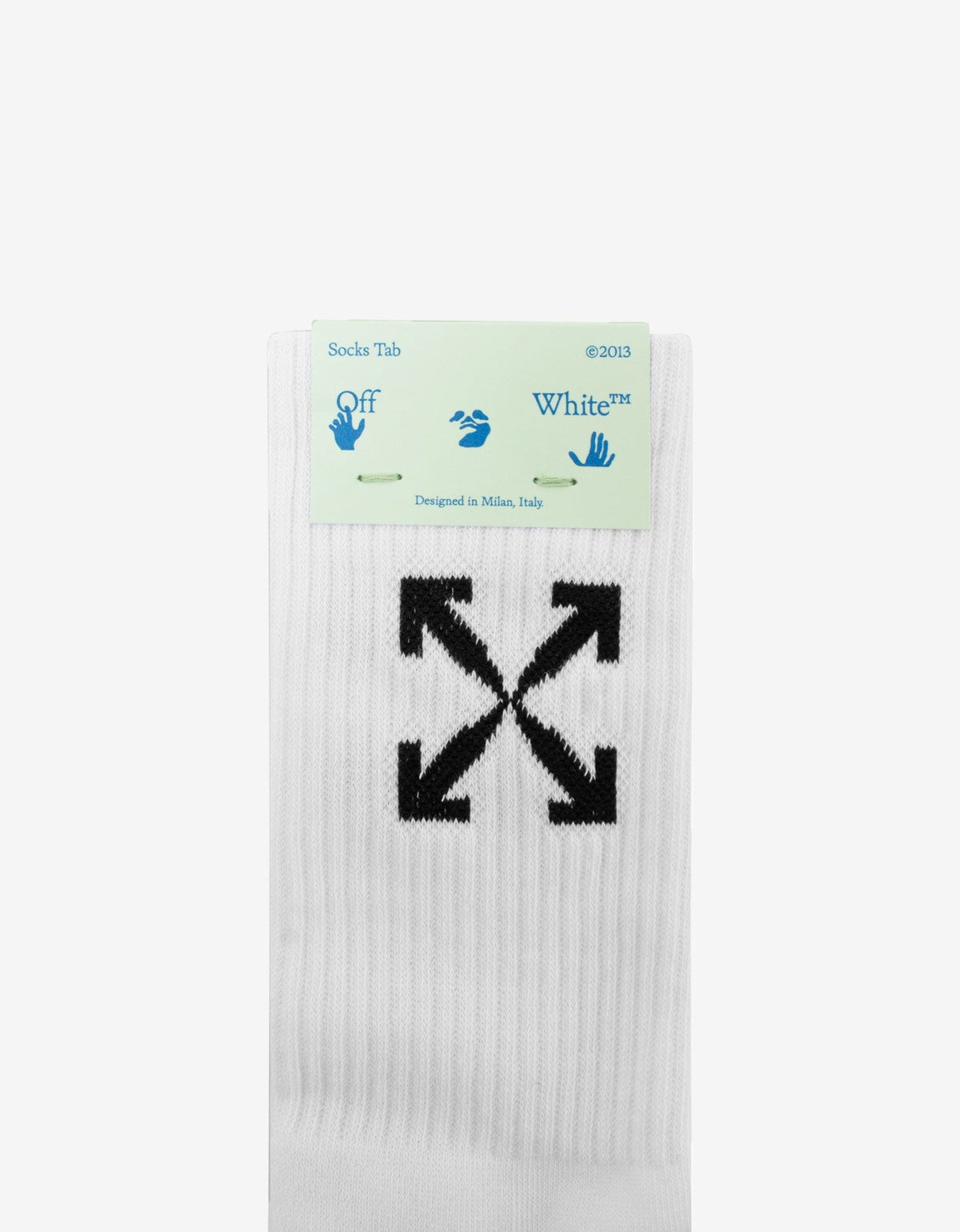 Off-White White Arrow Mid Sport Socks