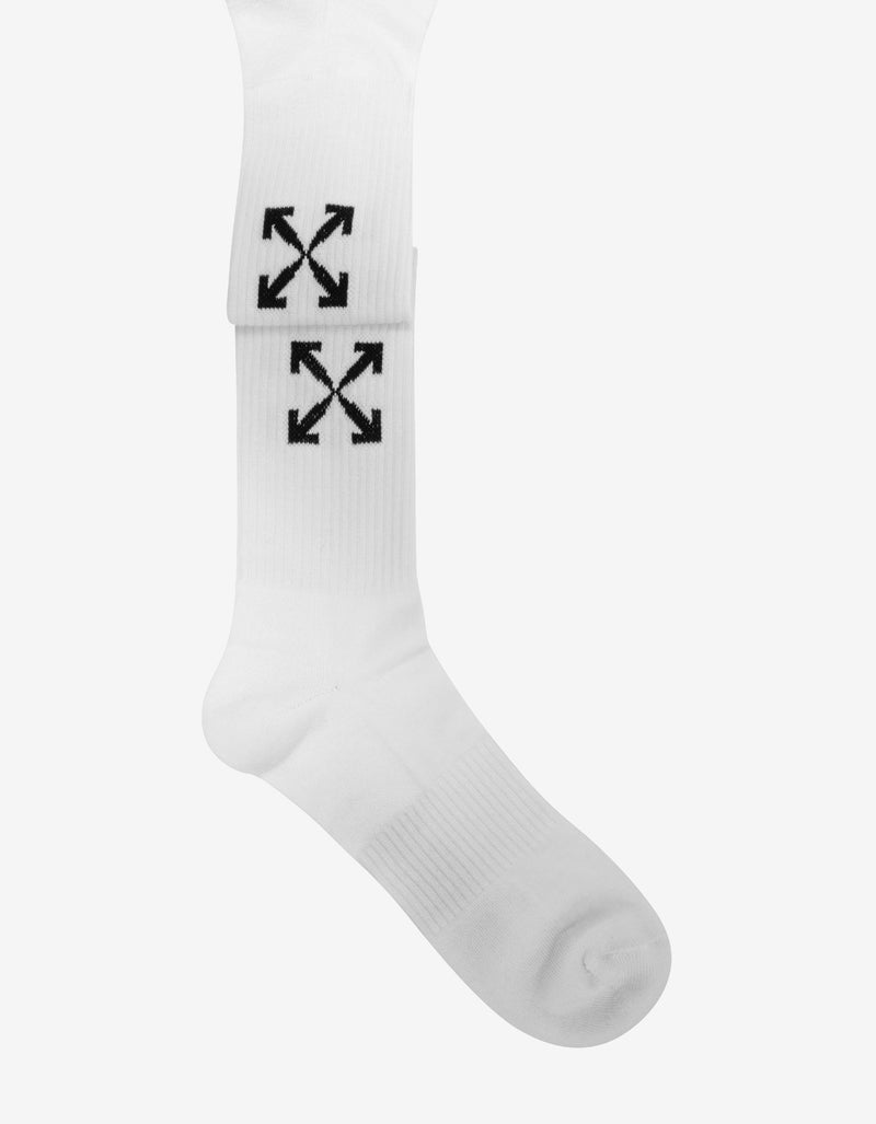 Off-White White Arrow Mid Sport Socks