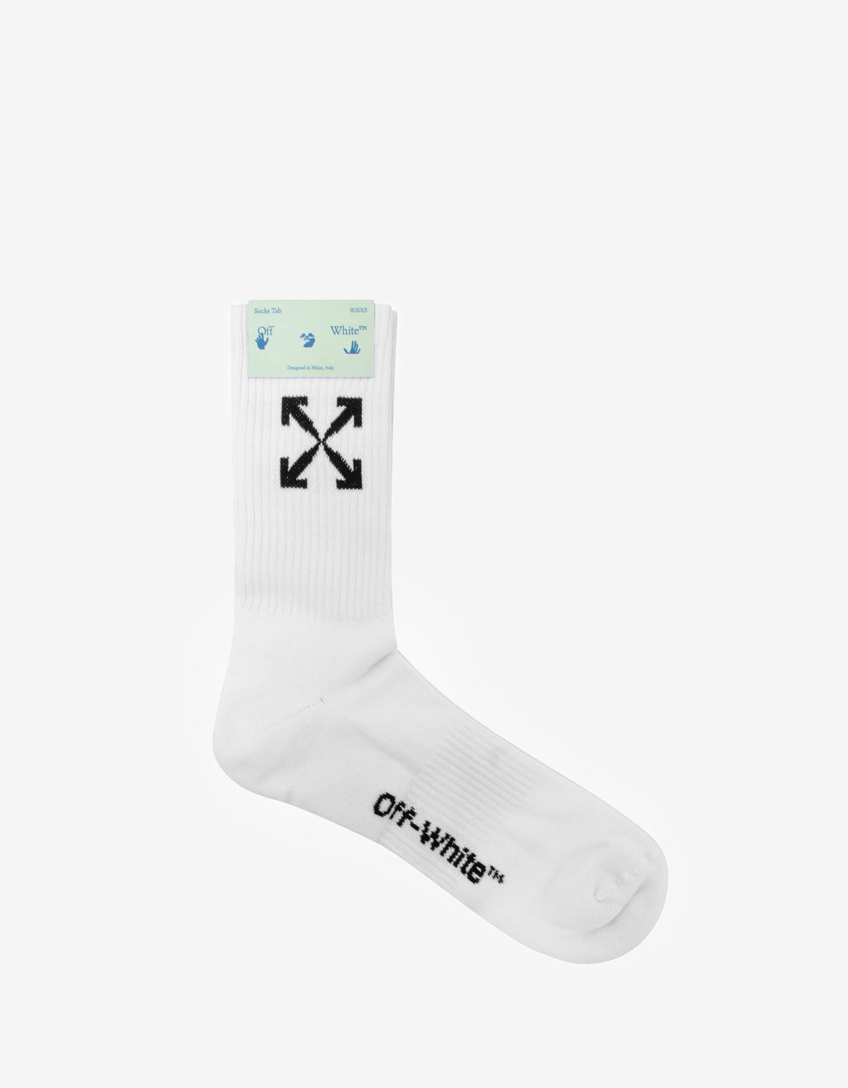 Off-White White Arrow Mid Sport Socks