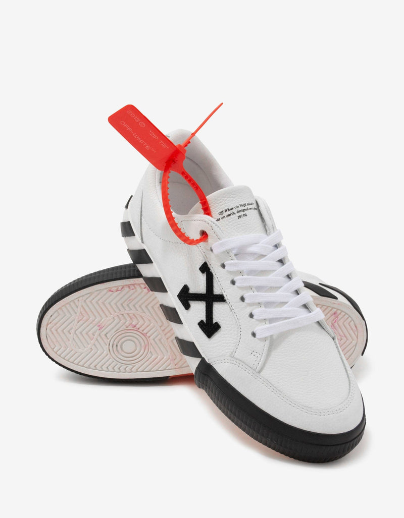 Off-White White Leather Low Vulcanized Trainers