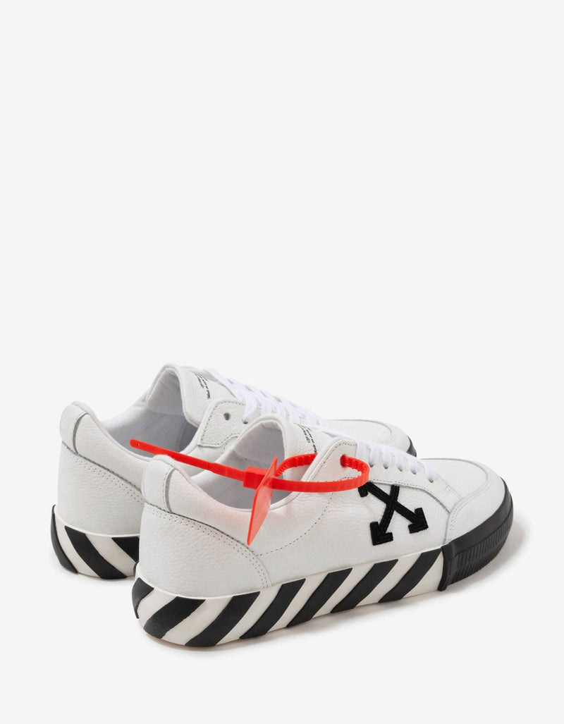 Off-White White Leather Low Vulcanized Trainers