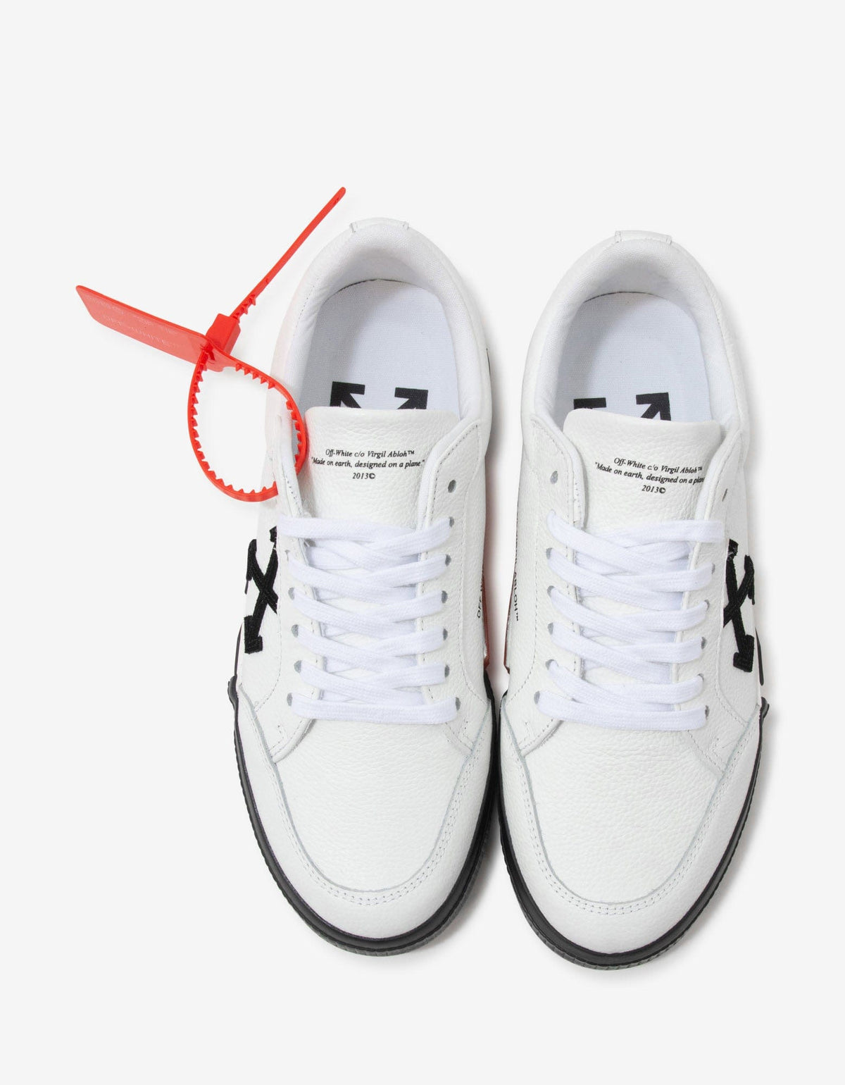 Off-White White Leather Low Vulcanized Trainers
