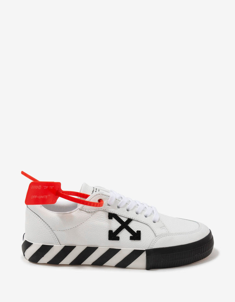 Off-White White Leather Low Vulcanized Trainers