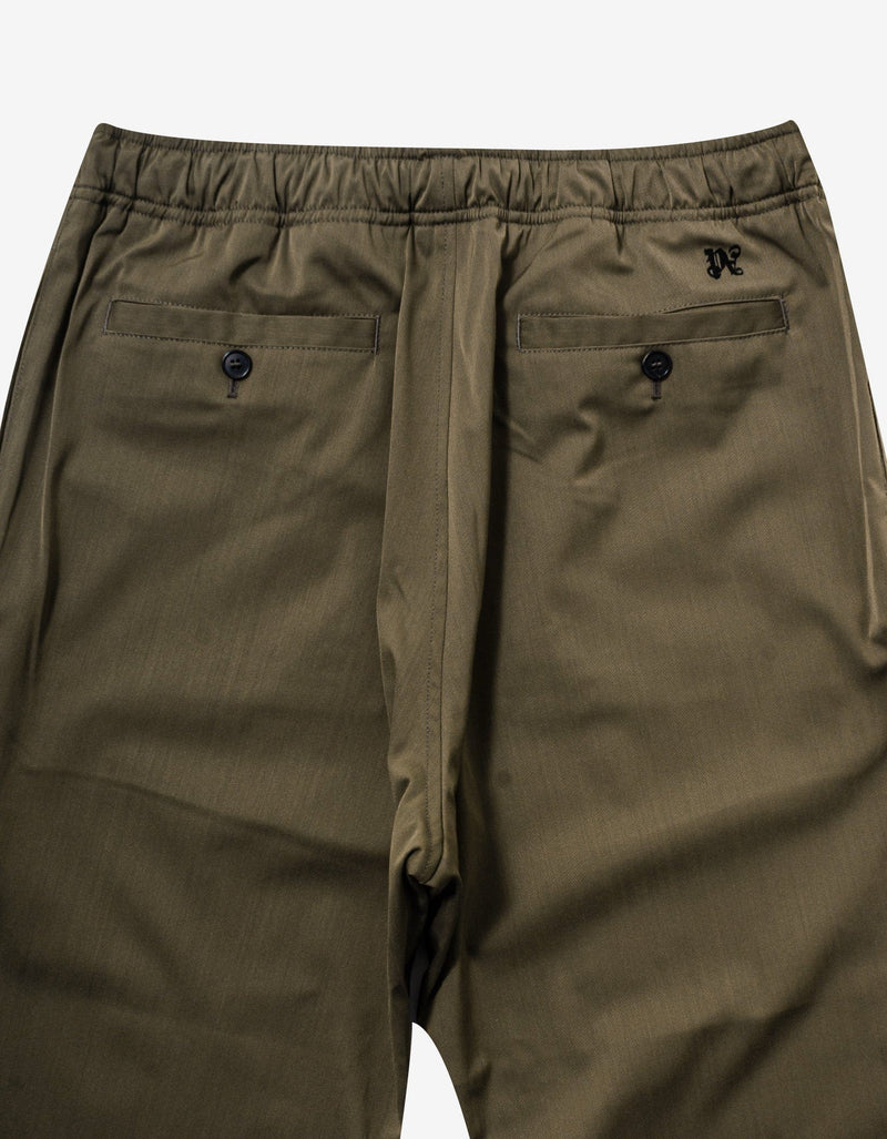 Palm Angels Beige PA Monogram Travel Pants