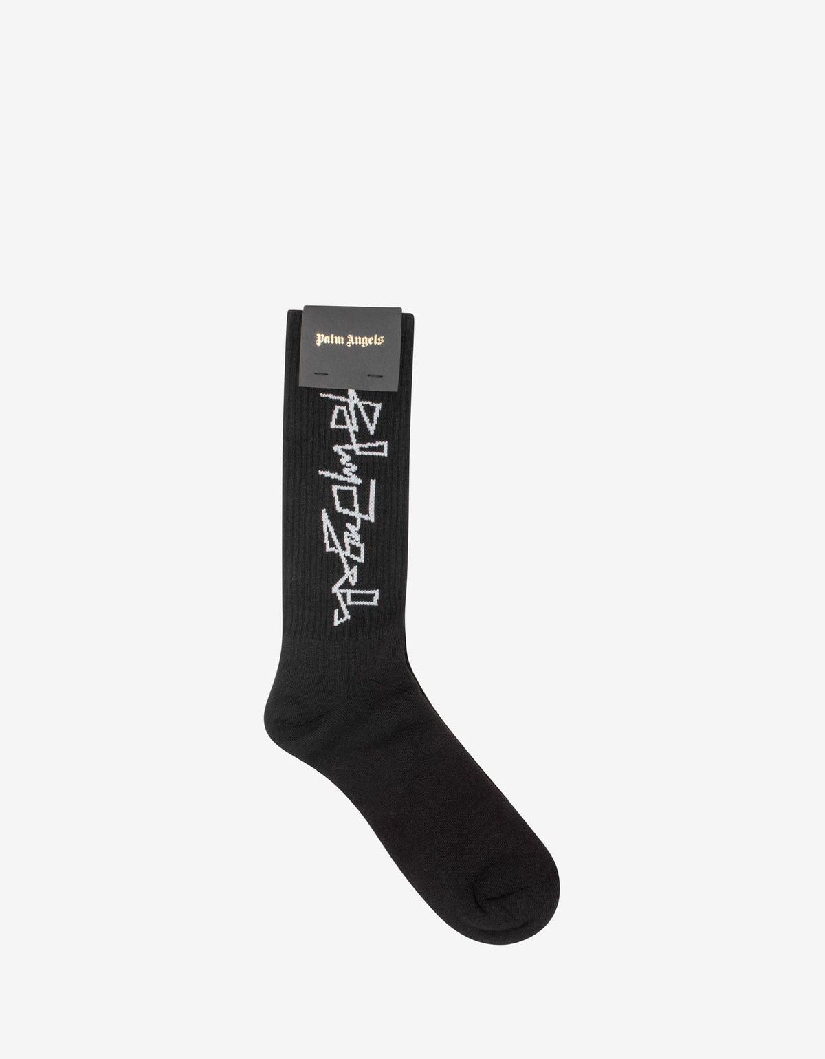 Palm Angels Black Desert Logo Socks