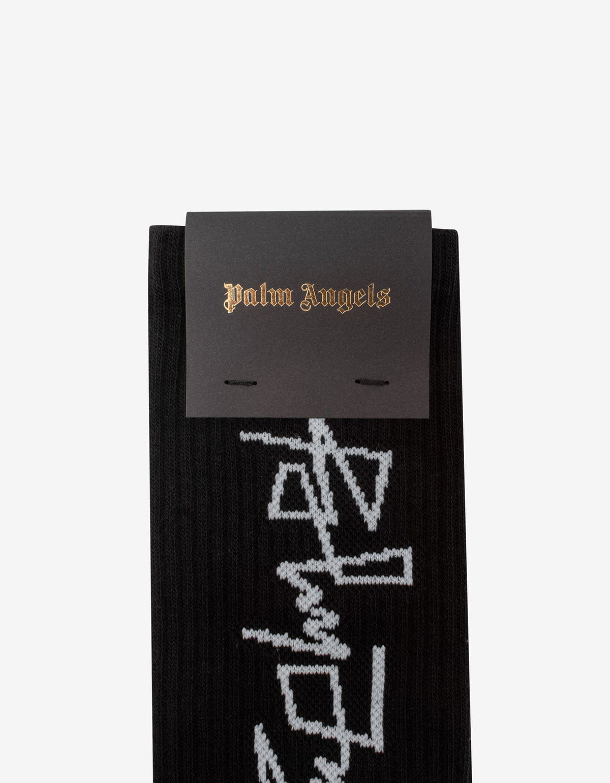 Palm Angels Black Desert Logo Socks