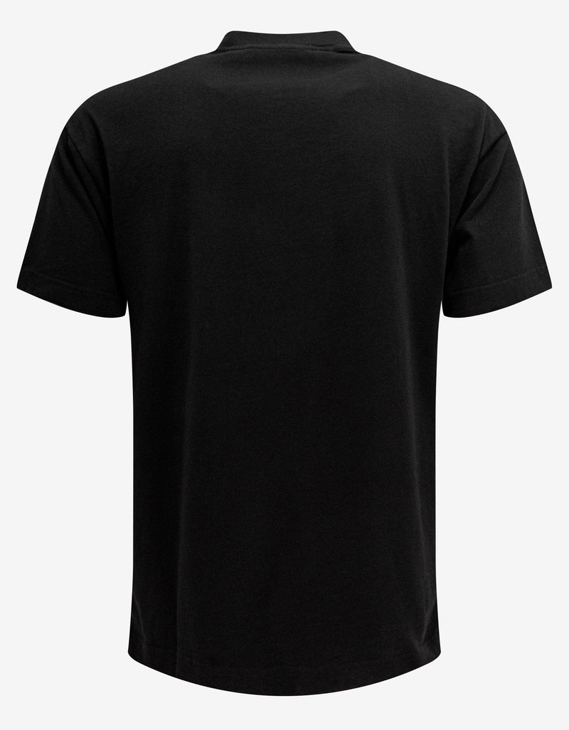 Palm Angels Black Dubai Heart Sprayed Logo T-Shirt