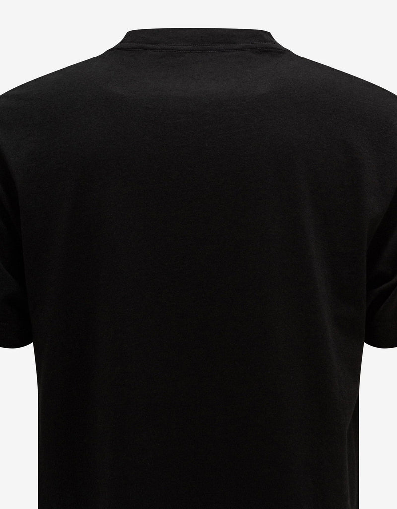 Palm Angels Black Galaxy Print T-Shirt
