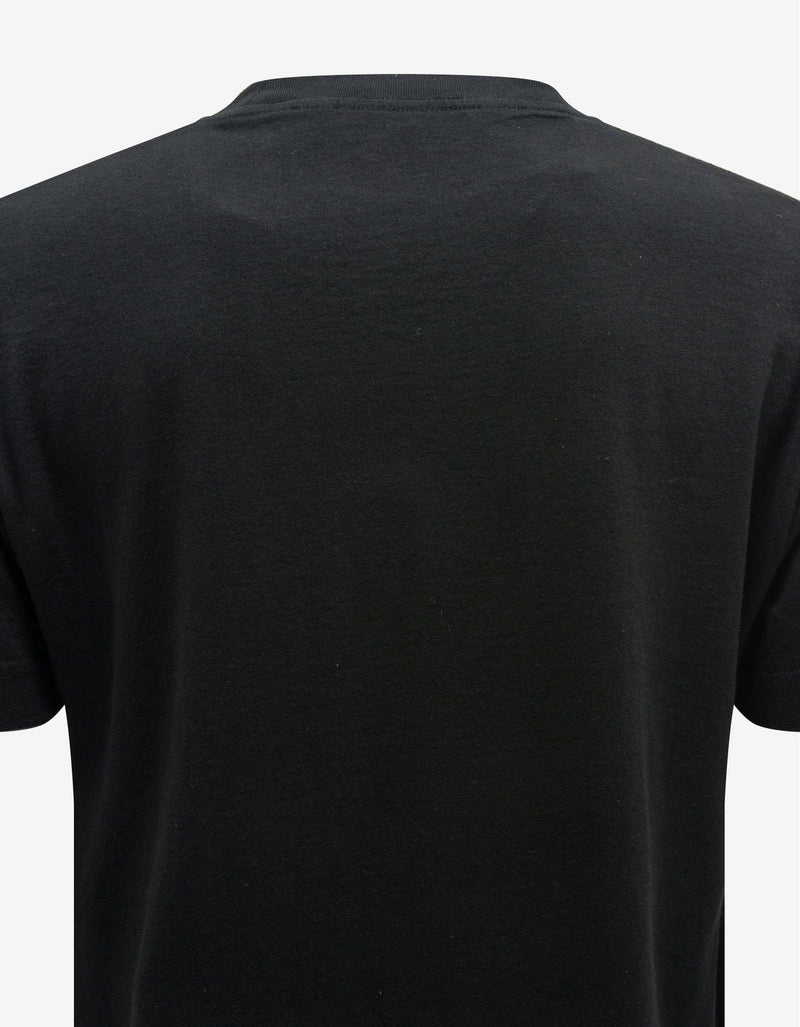 Palm Angels Black Hong Kong Sprayed Logo T-Shirt